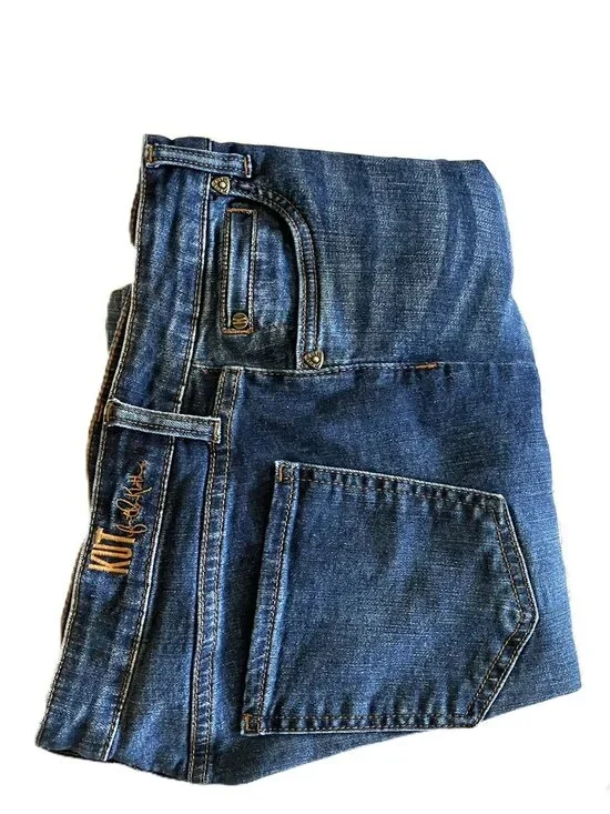 KUT from the Kloth "Katy" Boyfriend Jeans | Women's Size 12 | Medium Blue Wash - Picture 7 of 11